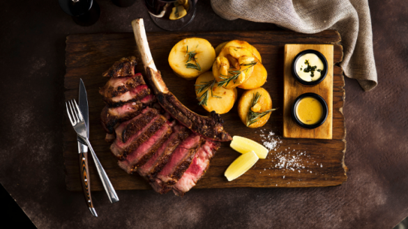 perfect steak crust black hide