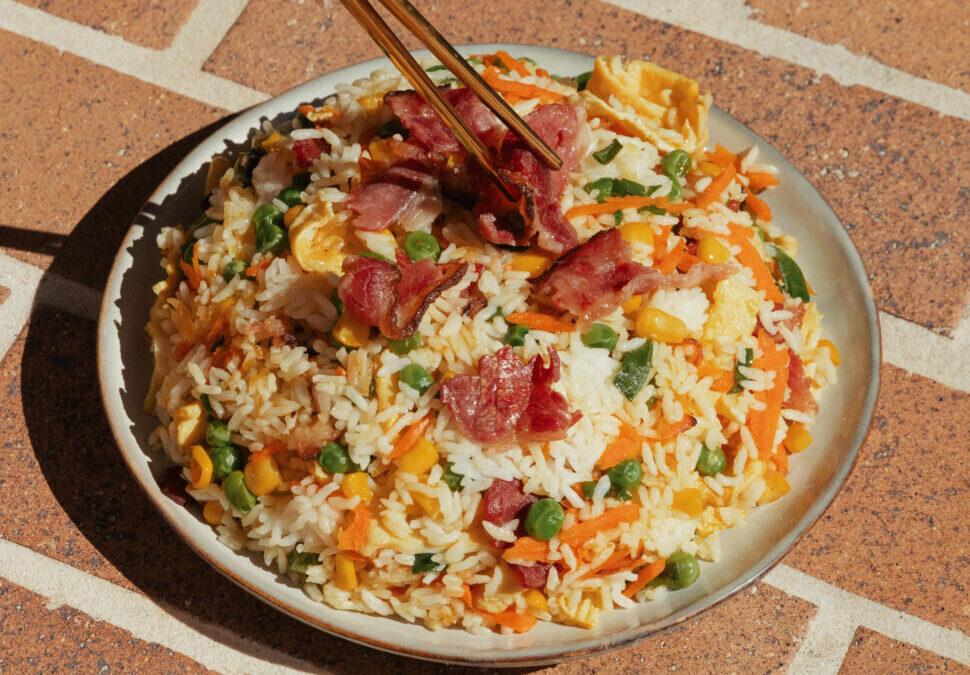 Fried Rice with Streaky Beef Rashers – Easy 15-Minute Dinner