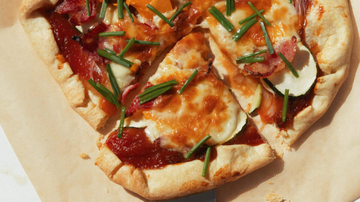 Pumpkin Galette with Streaky Beef Rashers – Easy Savoury Tart
